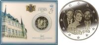 Speciale 2 euromunten 2 Euro Luxemburg 2012 Huwelijk In coincard -