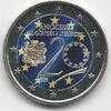 Gekleurde euromunten 2 Euro Andorra 2014 Lidmaatschap Raad van Europa Gekleurd -