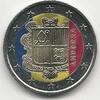 Gekleurde euromunten 2 Euro Andorra 2014 Gekleurd -