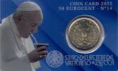 Vaticaan Vaticaan 2023 50 Cent in coincard Nummer 14 -