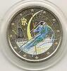 Gekleurde euromunten 2 Euro Italië 2006 Olympische winterspelen Gekleurd 022/2 -