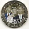 Gekleurde euromunten 2 Euro Luxemburg 2012 Huwelijk Gekleurd 174/5 -
