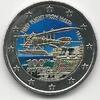 Gekleurde euromunten 2 Euro Malta 2015 100 Jaar na de eerste vlucht van een vliegtuig in Malta. Gekleurd -
