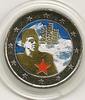 Gekleurde euromunten 2 Euro Slovenië 2011 Franc Rozman-Stane gekleurd 122/3 -