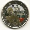 Gekleurde euromunten 2 Euro Slovenië 2011 Franc Rozman-Stane gekleurd 122/1 -