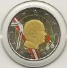 Gekleurde euromunten 2 Euro Monaco 2009 Gekleurd type 3 -