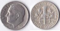 Verenigde Staten 1969 United States of America One Dime 1969 ss 6.28 元  ＋  251.02 元 运费