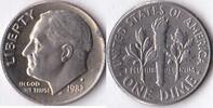 Verenigde Staten 1982 P United States of America One Dime ss 6.28 元  ＋  251.02 元 运费