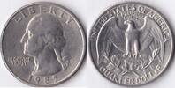 Verenigde Staten 1985 D United States of America ¼ Doller s 6.28 元  ＋  251.02 元 运费