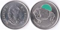 Canada 2011 Canada 25 Cents 2011 Bust right , green circle vz 23.01 元  ＋  251.02 元 运费