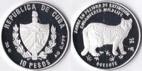 Cuba Cuba 2003 10 Pesos 'Wild life-Ocelot' Zilver -