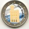 Gekleurde euromunten 2001 2 Euro San Marino 2011 Gekleurd Type 4  99.99 元  ＋  251.02 元 运费