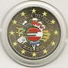 Gekleurde euromunten 2 Euro Oostenrijk 2012 10 jaar Euro Gekleurd 153/4 -