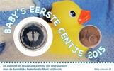Nederland 1 Cent Baby Jongen Coincard 2015 Mijn eerste centje -