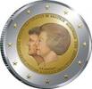 Gekleurde euromunten 2 Euro Nederland 2013 Beatrix & Alexander Gekleurd 203/1 -