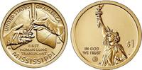 Verenigde Staten 1 dollar 'American Innovation 'Mississippi-First Human Long Transplant' -