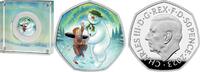Verenigd Koninkrijk Groot Brittannië 2023 50 Pence 'the Snowman' Zilver -