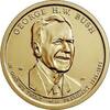 Verenigde Staten U.S.A. 41 th President Dollar George H.W. Bush -