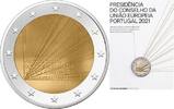 Speciale 2 euromunten 2 euro Portugal 2021 'Voorzitter EU' -