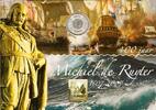 Nederland 2007 5 euro Michiel de Ruyter, met 5 zegels -