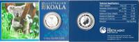 Australië Australië 2015 10 Cent zilver Koala in coincard -