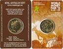 Australië Australië 2015 1 Dollar World Money Fair in coincard -