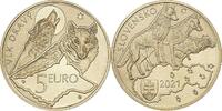 Slowakije Slowakije 2021 5 euro 'de Wolf' -