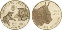 Slowakije Slowakije 2022 5 euro 'Lynx' -