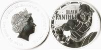 Tuvalu Tuvalu 2018 1 Dollar Black Panther Zilver -