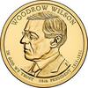 Verenigde Staten U.S.A. 28 th President Dollar Woodrow Wilson -
