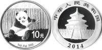 China China 2014 10 Yuan Pandabeer Zilver -