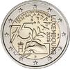 Speciale 2 euromunten 2 Euro Luxemburg 2025 '75 Jr. Schumanverklaring' met muntteken -