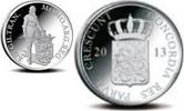 Nederland 2013 Zilveren Dukaat Overijssel incl doosje & cert. -