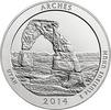 KM ??? U.S.A ¼ Dollar Arches National Park -