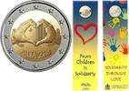 Malta 2 Euro2016 Liefde in coincard met Frans muntteken -