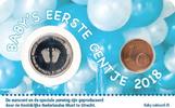 Nederland 1 Cent Baby Jongen Coincard 2018 Mijn eerste centje -