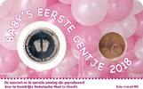 Nederland 1 Cent Baby Meisje Coincard 2018 Mijn eerste centje -