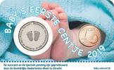 Nederland 1 Cent Baby Jongen Coincard 2019 Mijn eerste centje -