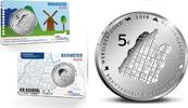 Nederland 5 Euro Nederland 2019 Het Beemstervijfje in coincard -