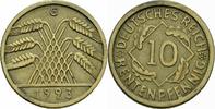 Weimarer Republik 10 Rentenpfennig Weimarer Republik Deutsches Reich 10 Rentenpfennig 1923 G Karlsruhe Jaeger 309 -