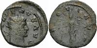 Römisches Kaiserreich Antoninian Gallienus Antoninian Siscia 266 PROVI AVG Providentia Füllhorn Stab RIC 580 -