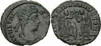 Römisches Kaiserreich Follis Constans Follis Siscia 347-348 VICTORIAE DD AVGGQ NN Victoria Palmzweig RIC 195 -