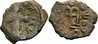 Byzanz Follis Byzanz Constans II Follis Constantinopolis 645-647 Kreuz Globus Sear - vgl. 1005 -