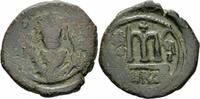 Byzanz Follis Byzanz Tiberius II Constantin Follis Nicomedia 581/582 Adler Zepter Sear 441 / 2 -